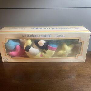 VTG musical mobile by Bantam - For Baby Cribs New in BOX 80's Toy Prop Works
